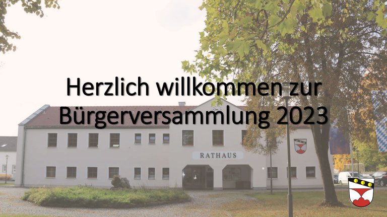 Bürgerversammlung 2023
