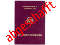 Kinderreisepass - nur noch bis 31.12.2023!