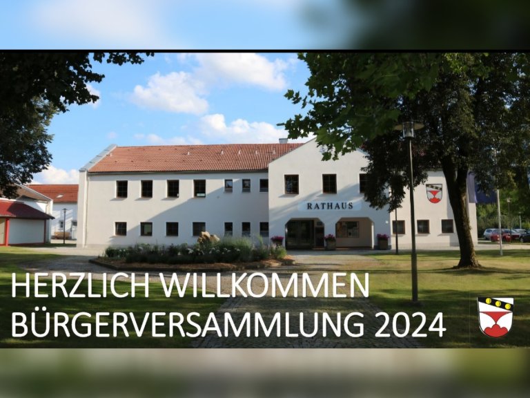 Bürgerversammlung 2024_Präsentation Titelblatt
